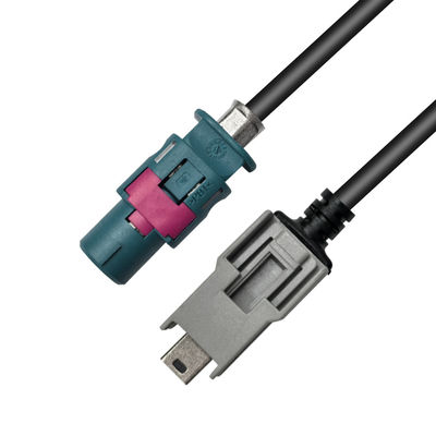 ऑटोमोटिव ईथरनेट कनेक्टिविटी के लिए HSD (Z कोड) से मिनी B USB केबल